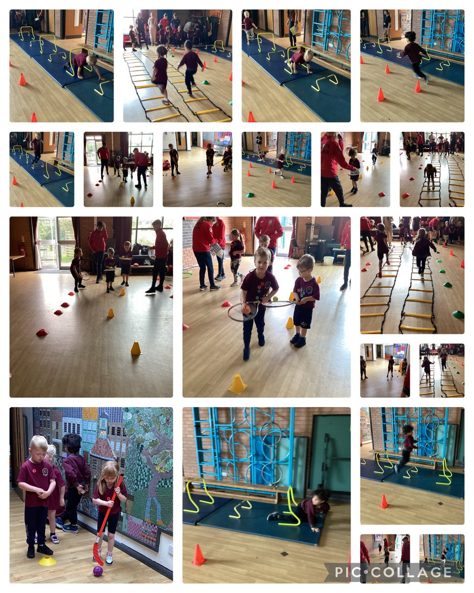LayfieldPrimar1's tweet photo. Reception had a fantastic sports day, despite having to bring it inside! The sports leaders from Conyers were fantastic and really encouraged the children. The children all had lots of fun.#LayfieldPE https://t.co/wTnb5IZGXr