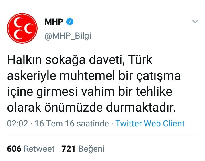 MHP ve 15 Temmuz