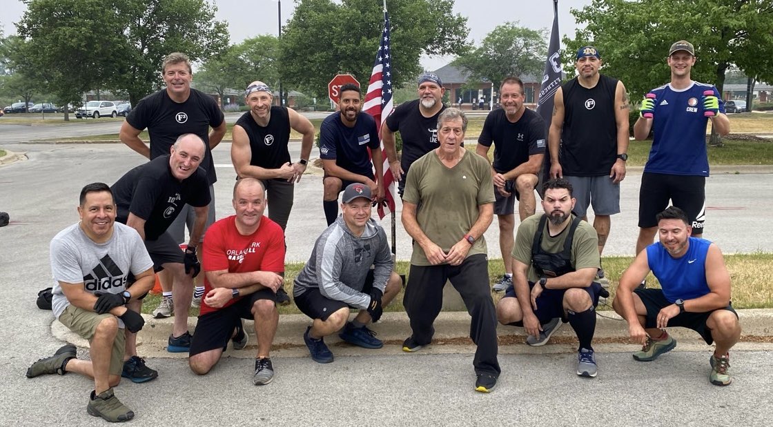 F3Southsid3's tweet photo. Open to all MEN! Great day on the #Southsid3! 13 yr old #MicroMachine led the PAX for his VQ at #thePatriot! Never too young to be a HIM! LFG @F3Nation https://t.co/dPXVisHk7k
