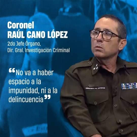 escambraycu's tweet photo. Las diferentes campañas mediáticas de odio contra la revolución cubana pretenden crear el terror en el pueblo y en #Cuba no existe impunidad ante hechos delictivos, afirmaron funcionarios de la Policía Nacional Revolucionaria y otros organismos de investigación criminal https://t.co/HHhxFM7FKS