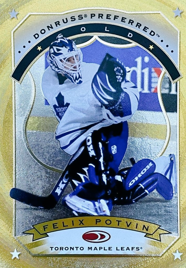 Felix Potvin Toronto Maple Leafs Donruss Card @MapleLeafs #LeafsForever #NHL