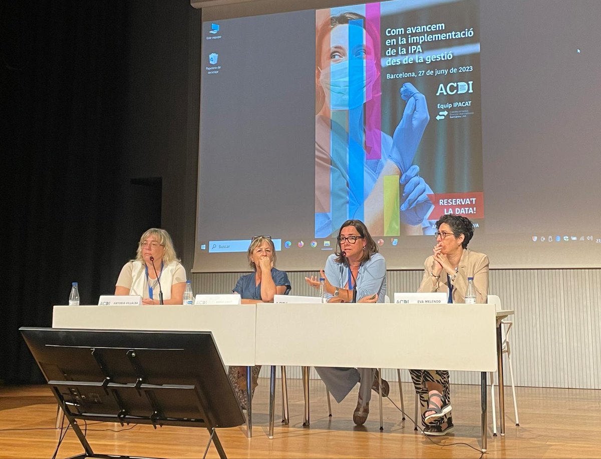 CarmePlanas's tweet photo. És important avançar en la consolidació de les pràctica avançada infermera (IPA) pel seu impacte en el resultats en salut de les persones
Gràcies a @Infermeres_ACDI i a l'equip #IPACAT de la Càtedra de Gestió @UABBarcelona pel debat necessari https://t.co/Uq88D1VzqH