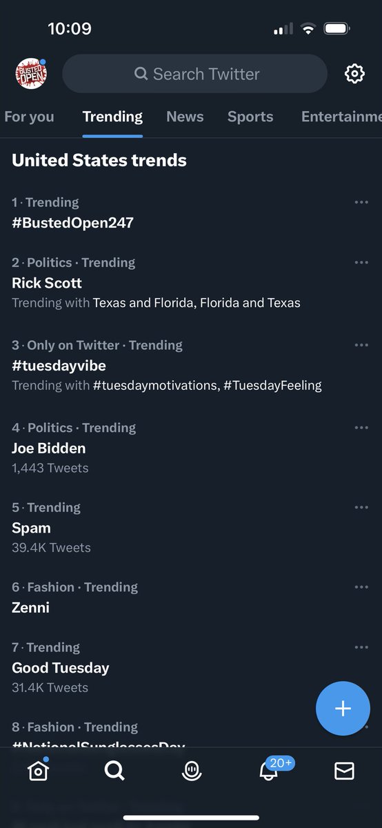 The number one trend in the U.S.A

#bustedopen247