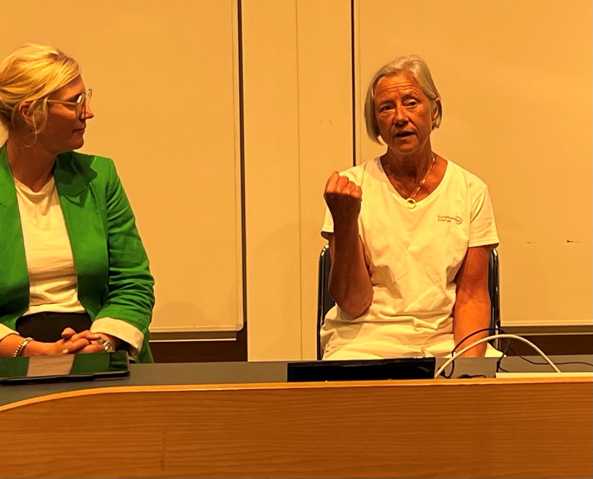 Marie Sten från Funktionsrätt Sverige medverkade idag på GPCC:s seminarium om vad som behövs för att ställa om till personcentrerad vård. Hon betonade bland annat vikten av att patientperspektivet kommer in på organisationsnivå inom vården.  #jämlikvård #funktionsrätt