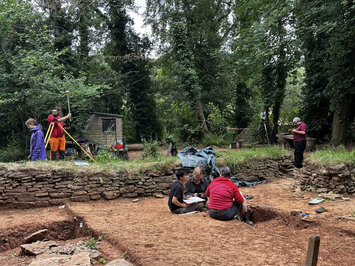 #harp23 #universityofbristol #summerschool23 Day 6: lots of technology on site today, our own Topcon GNSS system in a base and rover configuration and the Korec company trimble X9 laser scanner!