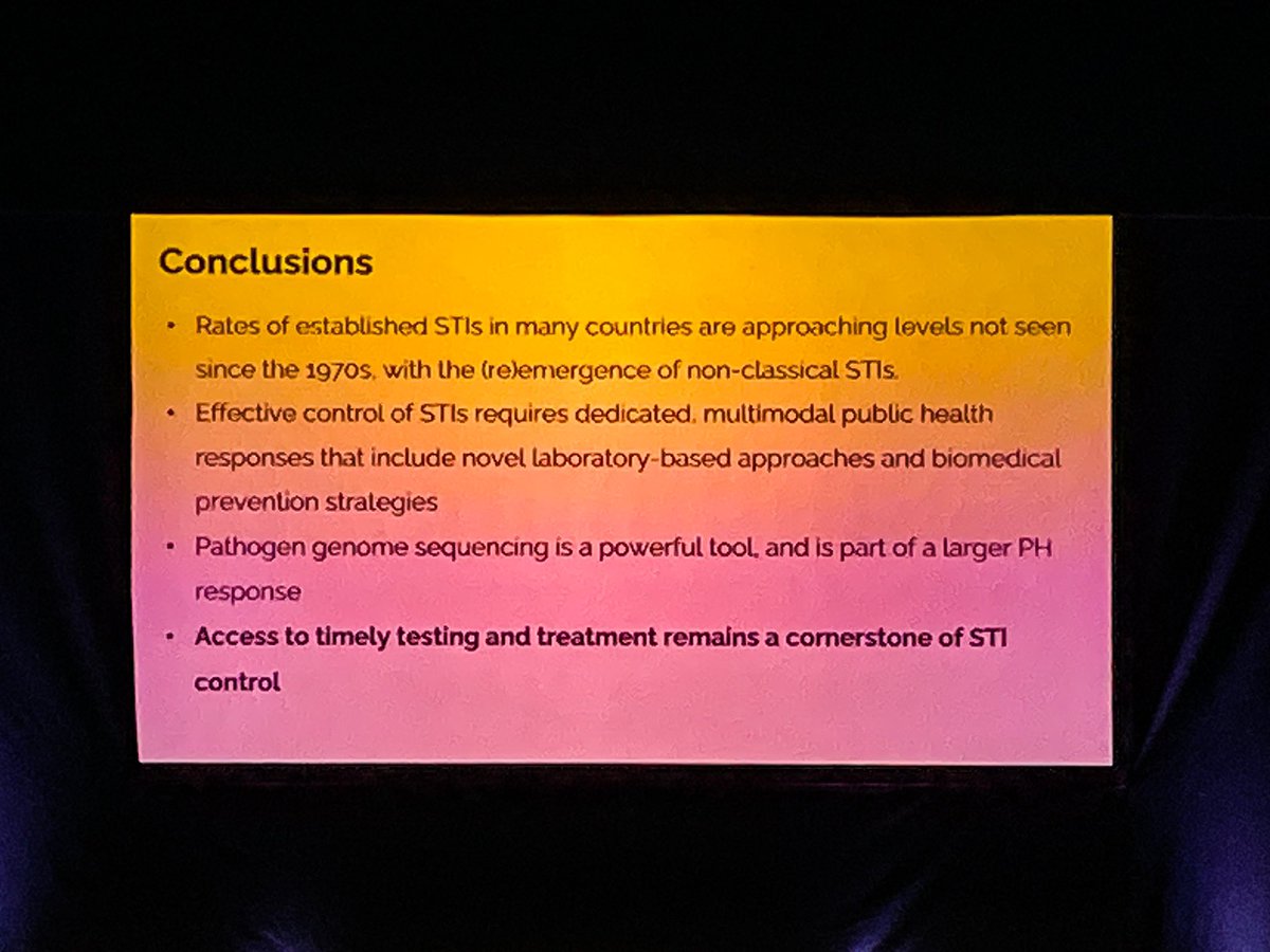 Great afternoon at #BASHH2023 with sessions covering a 4 nation HIV action plan update, PrEP and keynote on Novel approaches to the detection, prevention and control of sexually-transmitted pathogens 🦠 #GlobalisationOfSTITransition