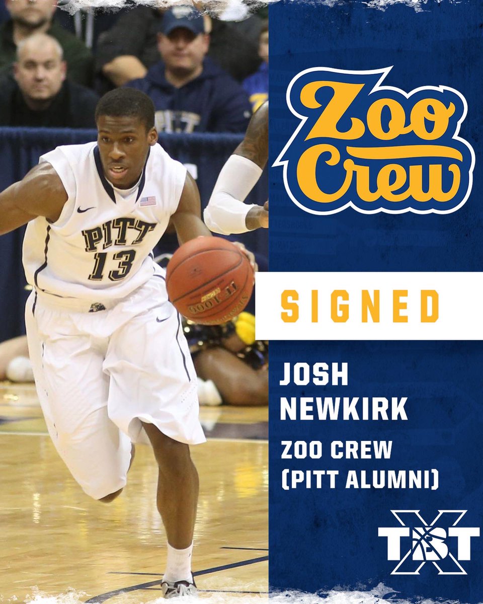 Two MASSIVE additions for Zoo Crew in <a href="/talibzanna42/">talib zanna</a> &amp; <a href="/1Newkirk_/">Josh Newkirk</a>😲💪

The <a href="/Pitt_MBB/">Pitt Basketball</a> team is LOADED, young and also filled with veteran leadership/experience! 

TBT CAN’T COME SOON ENOUGH for <a href="/ZooCrewTBT/">The Zoo Crew - Pitt’s TBT Team</a>