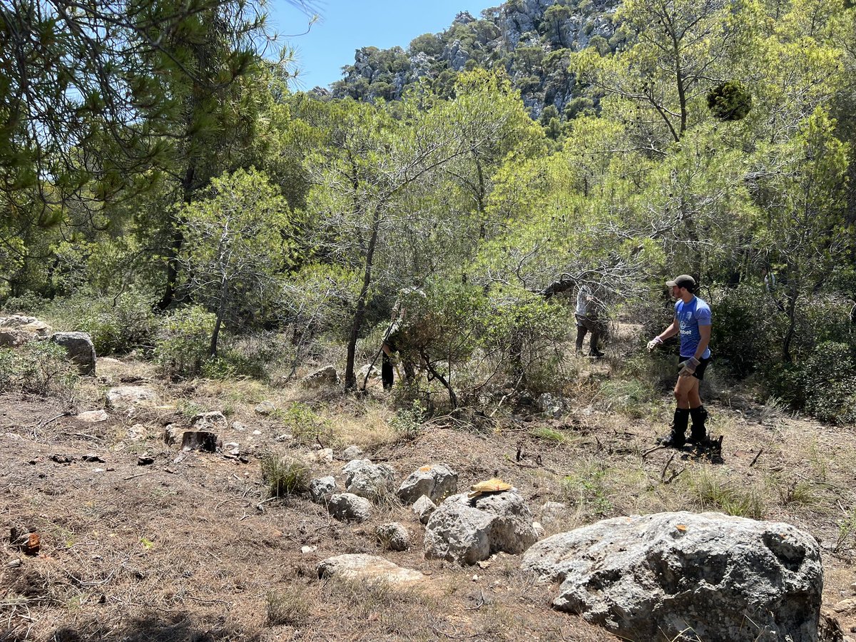 katyjmcleod's tweet photo. Check out the amazing landscapes we’ve got to work on for the Perachora Peninsula Archaeological Project over the last few days! #PPAP23 @SusanLupack @mq_dha @Archaeology_MQ https://t.co/RzfDGHfReh
