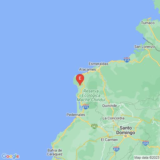 IGecuador's tweet image. #SISMO ID:igepn2023mmlz Revisado 2023-06-27 09:07:26 TL Magnitud: 5.5 Profundidad: 11 km, a 5.28 km de Muisne, Esmeraldas, Latitud: 0.63 Longitud:-79.98 Ecuador. Sintió este sismo? Repórtelo en bit.ly/3Nr7fyU