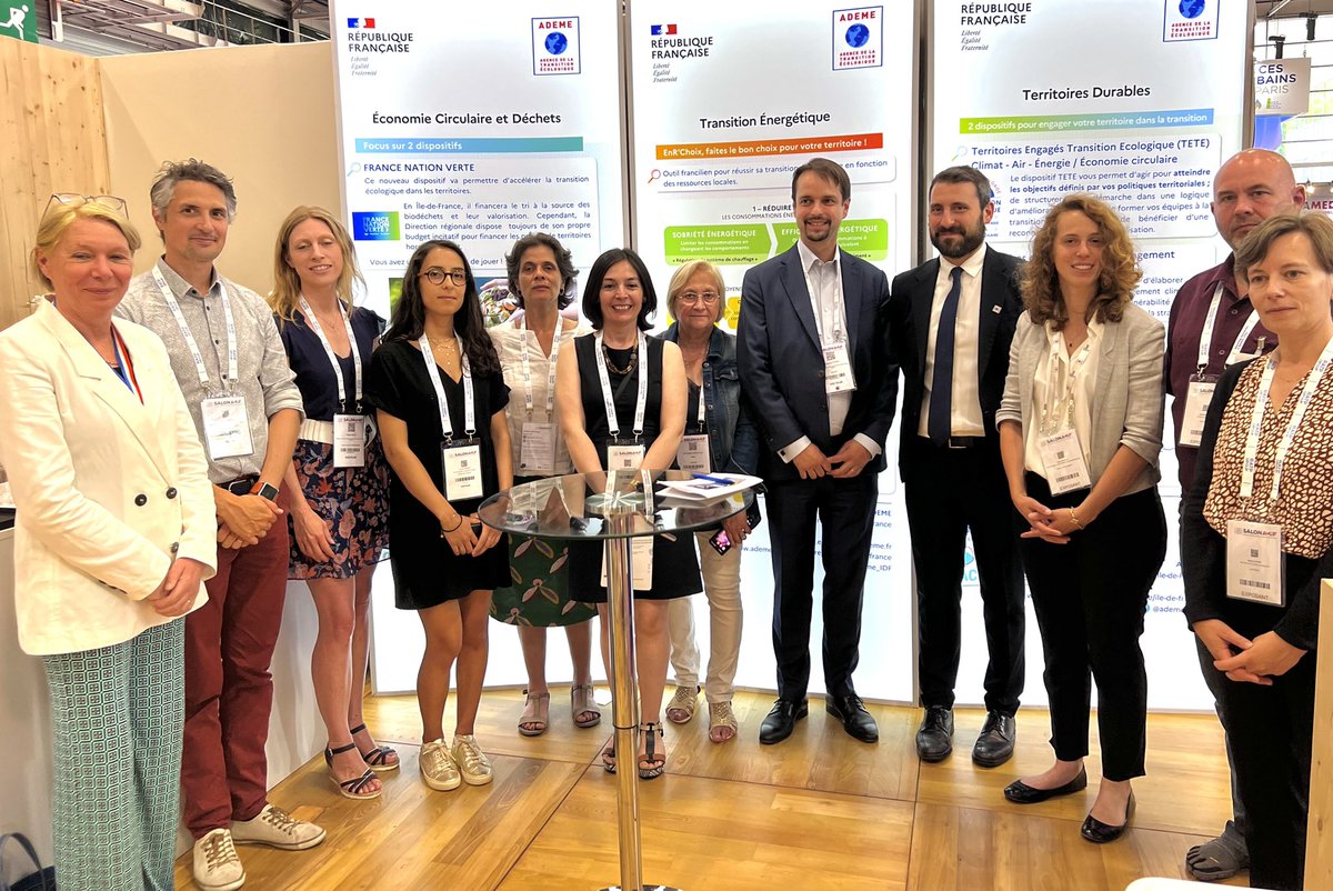 Lancement des générateurs IDF initié par l’<a href="/ademe_IDF/">ADEME Île-de-France</a> et coordonné par l’<a href="/ARECIDF/">AREC Île-de-France</a> pour l’émergence des projets #éoliens et #photovoltaïques auprès des collectivités #idf . Échanges avec le <a href="/sigeif75/">Sigeif</a> au <a href="/salon_amif/">Salon de l'AMIF</a> qui soutient, accompagne les projets d’#energierenouvelable.