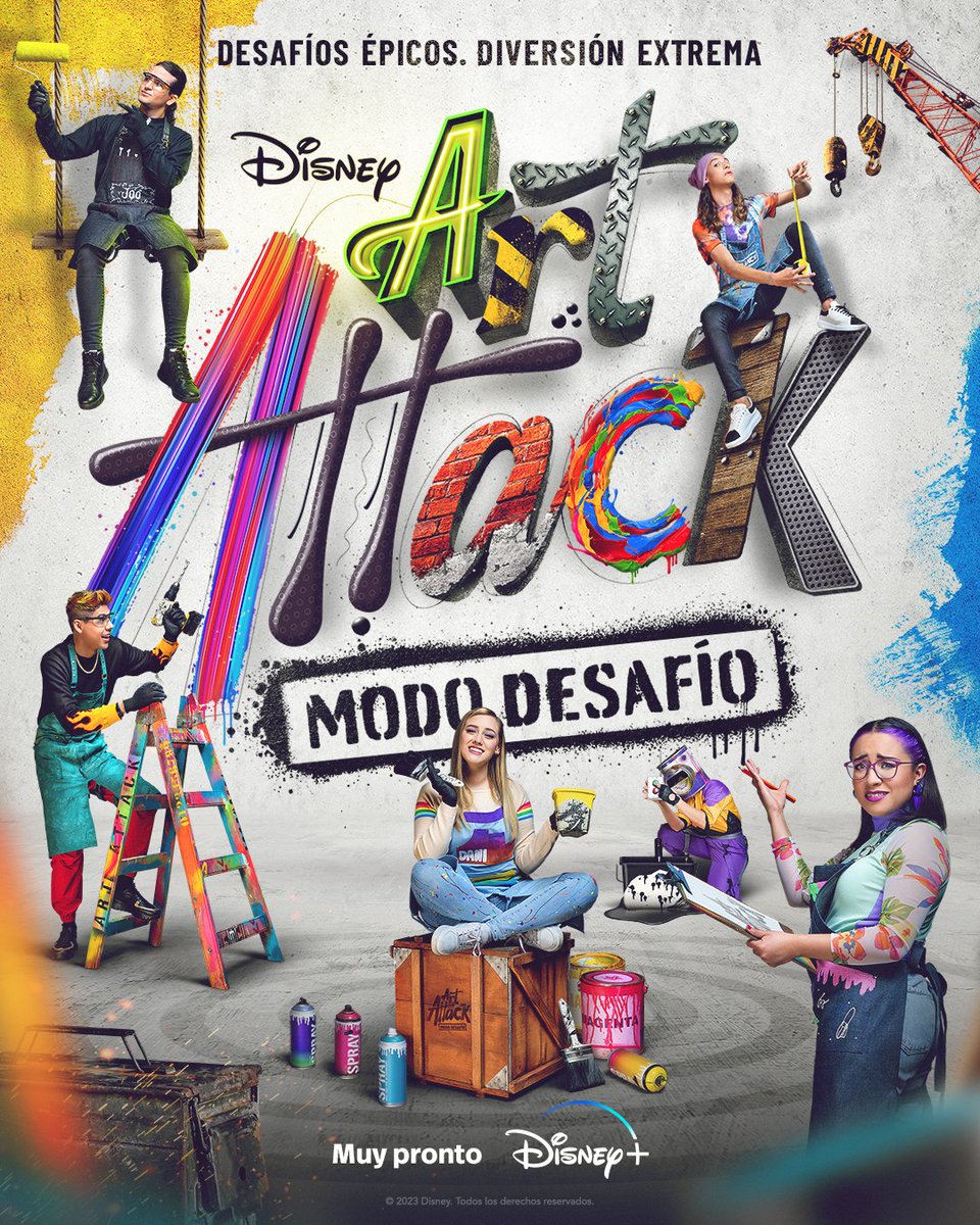 disneyplusla's tweet photo. Este atacazo artístico será todo un desafío 😱🎨🧰

 #ArtAttackModoDesafío, disponible muy pronto en #DisneyPlus. https://t.co/Wr6BypIgyB