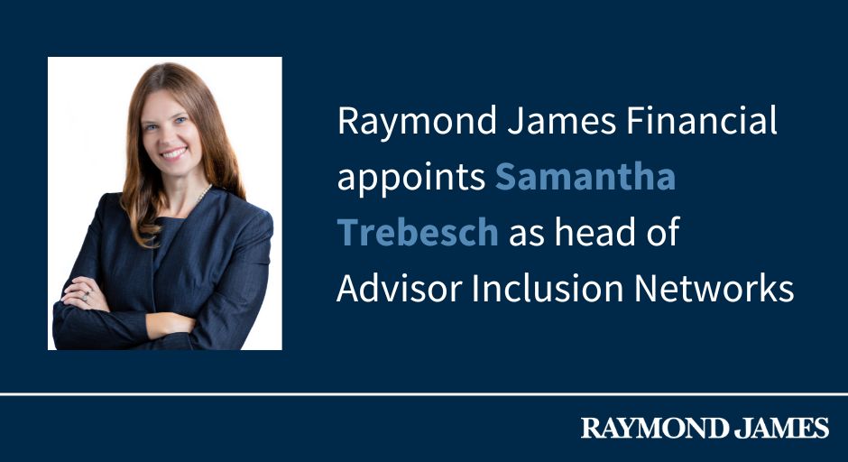 RJAdvisorChoice's tweet photo. Congratulations to our new head of Advisor Inclusion Networks (AIN), Samantha Trebesch. In her expanded role as SVP of AIN and Sustainable Investing, Trebesch will continue to support our advisors in growing their businesses and serving their clients: https://t.co/VNj4LELySq https://t.co/hvtlr6fmDq