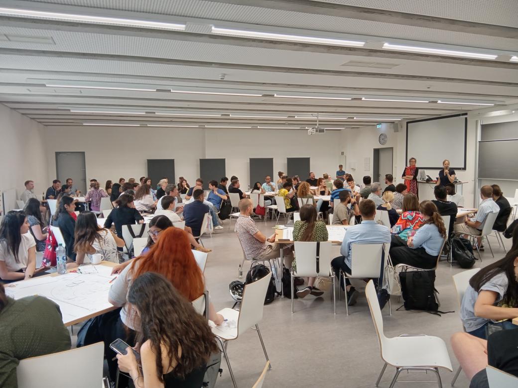 Just now at the landscape forum at the University Nürtingen, next workshop on the Landscape Conversation - back to my roots by representing @CoE_NGO