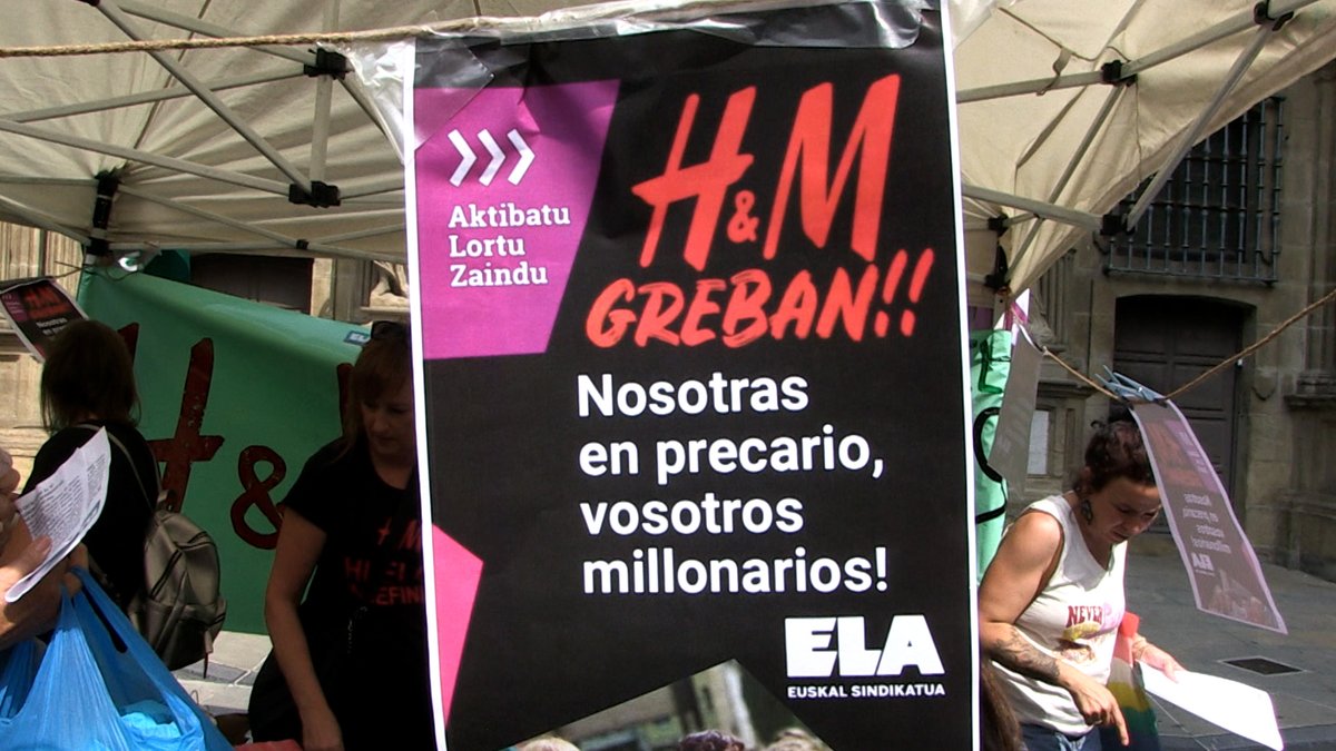 AhotsaInfo's tweet image. [BIDEOA] La Moreako H&amp;amp;M dendako langileek 200 egun bete dituzte greban #GrebaMugagabea
ahotsa.info/edukia/la-more…