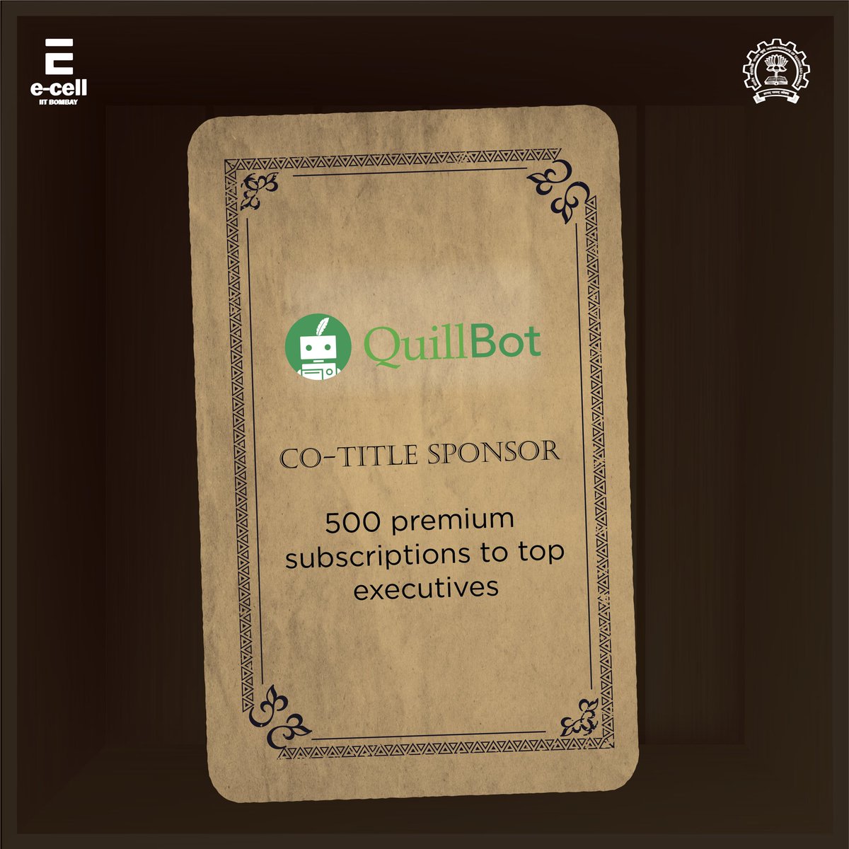 ecell_iitb's tweet photo. This is your chance to grab the most mouth-watering range of incentives in the exclusive Campus Executive internship program of 2023-24.
Register now using the link in bio and become a part of the E-Cell IIT Bombay family.
#CampusExecutive #CreatingJobCreators #ecell #iitb https://t.co/6tlOovcK6H