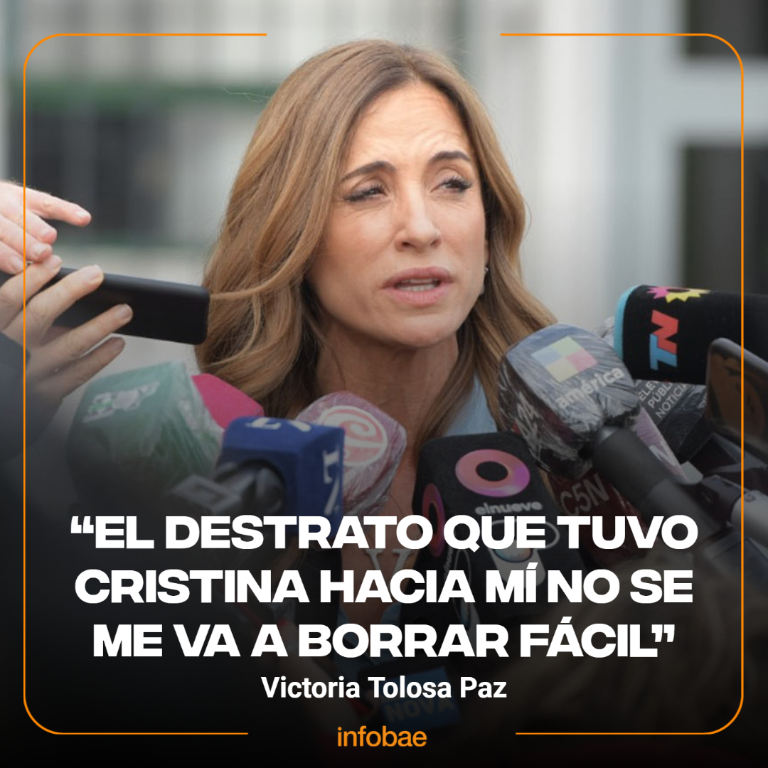 Dura reacción de Tolosa Paz: “El destrato que tuvo Cristina hacia mí no se me va a borrar fácil” ibit.ly/cePw