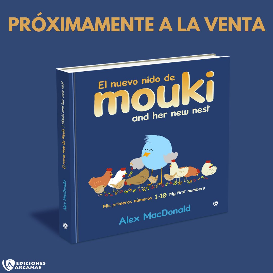 Edic_Arcanas's tweet photo. 🥳Os traemos más #publicacionesarcanas para los peques 
🧐 El pajarito #Mouki, de @alexmacdonaldbooks , viene a contarnos cosas de su nido en #español y en #Inglés
😜Próximamente en #EdicionesArcanas

#libros #cuentosparaniños #albumilustrado #EdicionesArcanas #cuentos #bilingüe https://t.co/cOko1oXGOL