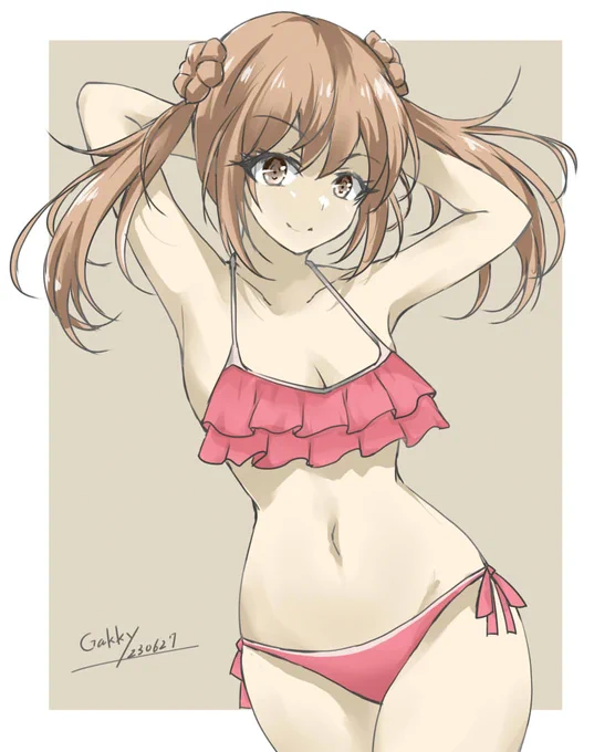 #艦これ版真剣お絵描き60分一本勝負_20230627 #艦これ版深夜の真剣お絵描き60分一本勝負 どうかしら?