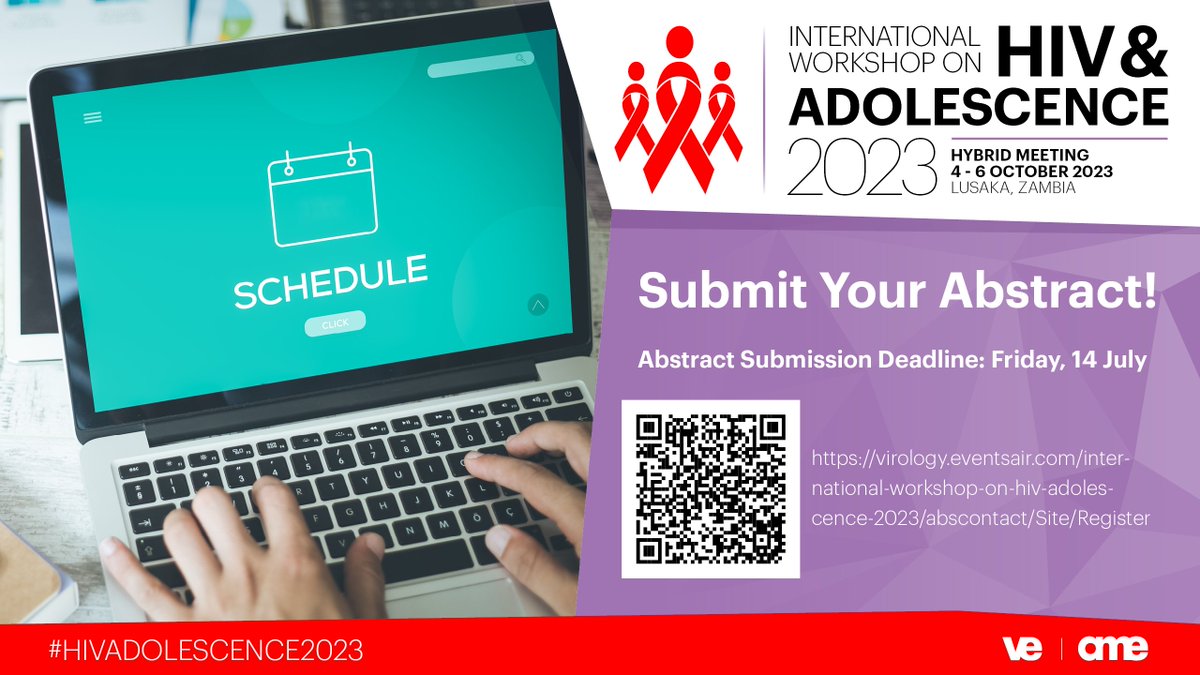 Abstracts are open for the International Workshop on HIV & Adolescence 2022! The workshop is set up as an inclusive summit for multidisciplinary experts working with adolescents affected by HIV. Learn more here: shorturl.at/gwKUX
#EndAIDS @Academic_MedEdu