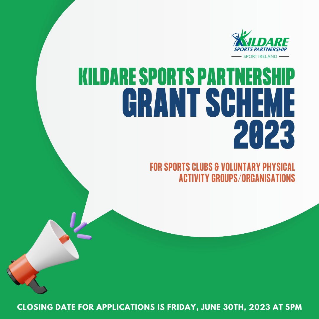 Kildare Sports Partnership on Twitter " ️APPLICATIONS CLOSE IN 3 DAYS