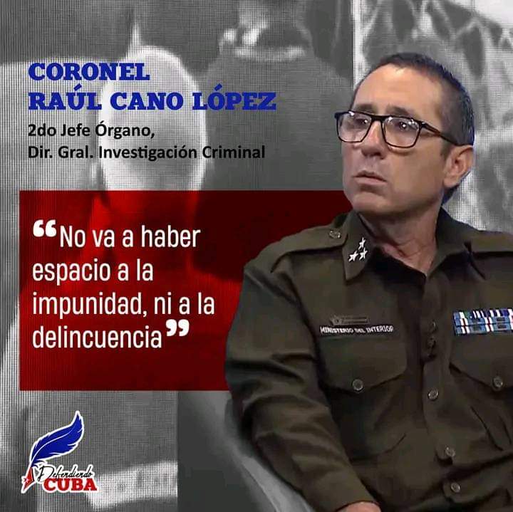 Agradecemos la labor que realizan las fuerzas del <a href="/minint_cuba/">MININT_CUBA</a>, en su empeño diario de preservar el orden y la tranquilidad de nuestro pueblo. 

#Cuba
<a href="/Alejand55628482/">Alejandro David GR</a> <a href="/DiazCanelB/">Miguel Díaz-Canel Bermúdez</a> <a href="/ShadowsOfGreys/">Greys Gómez</a> <a href="/mandyrdguez/">Armando Rodriguez</a> <a href="/TonyCruz9805/">Tony Cruz</a> <a href="/EstherThondike/">Esther Thondike</a> <a href="/PalenquePan/">Javier Hdez Glez</a> <a href="/NanyMtnez/">Nany</a> <a href="/guevara_iria/">Iria Guevara</a>