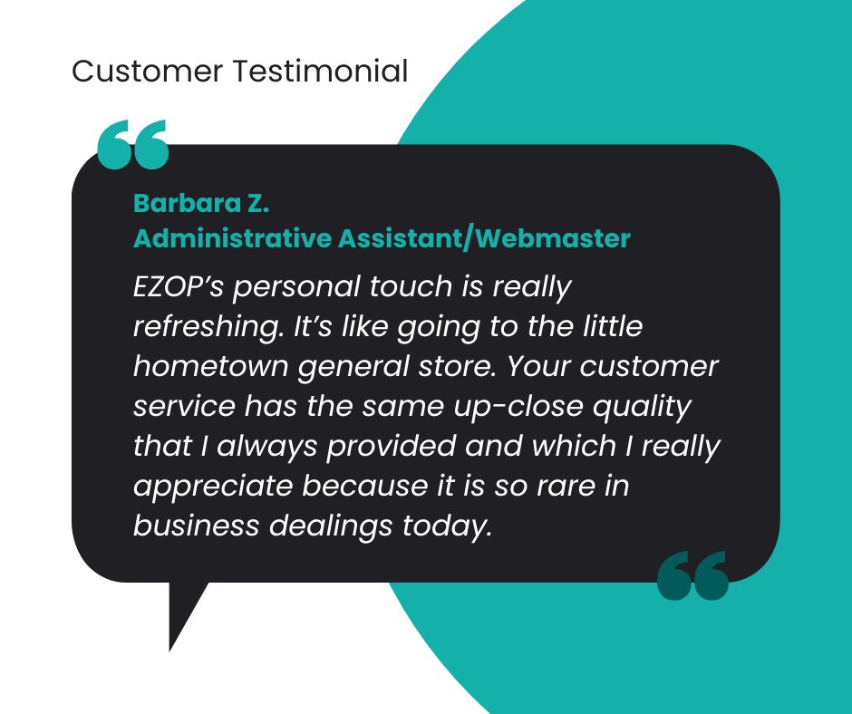 ezoffice's tweet photo. Personalized service is just one of the many things that sets the EZOP Team apart from other office products suppliers out there. 

We think this customer testimonial sums it up best! https://t.co/DFF62N0PfP