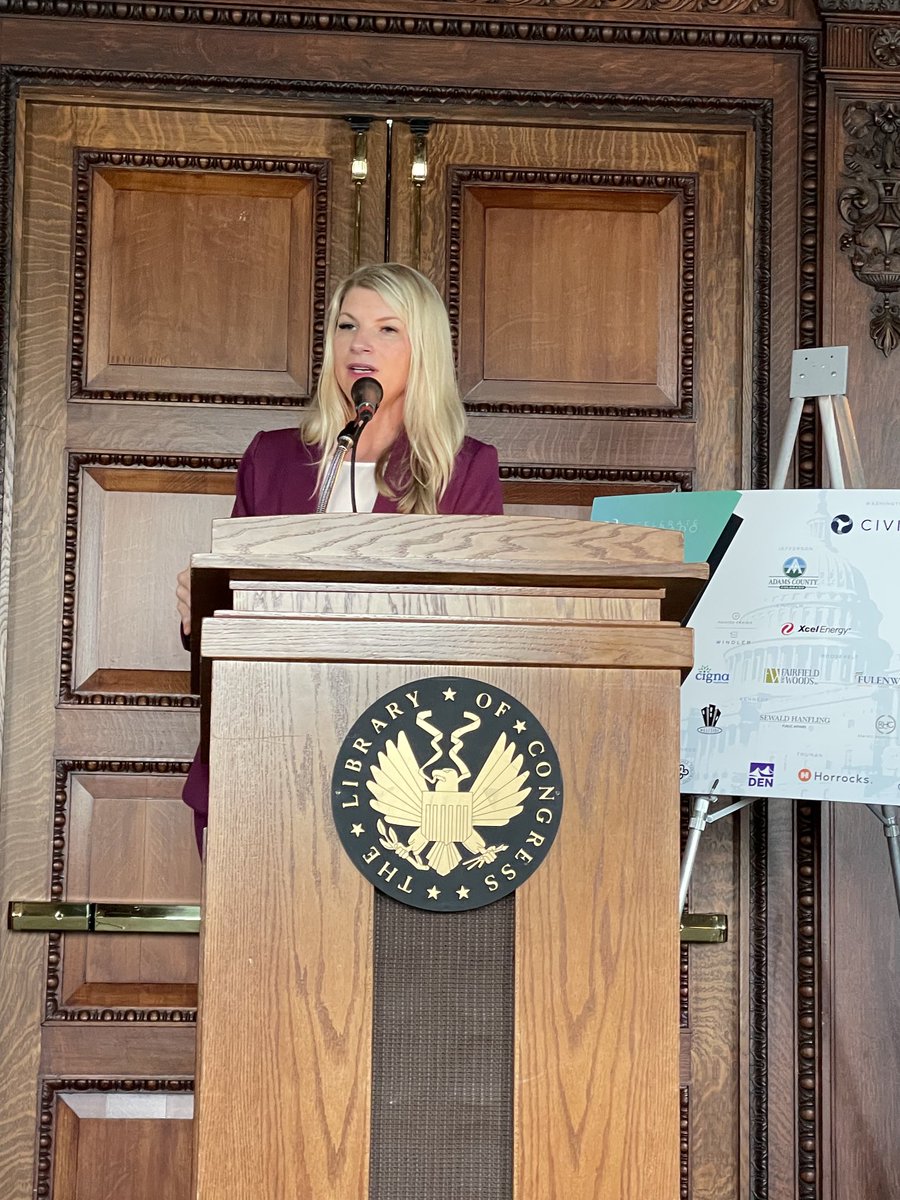 SenJanetBuckner's tweet photo. Thrilled to see ⁦@pettersen4co⁩ at work in DC at the beautiful Library of Congress. She is doing an amazing job as a freshman congresswoman. https://t.co/8vXXcEQjAL
