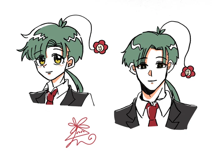 #花鯣養殖場  昔のアニメ風はなするめ君