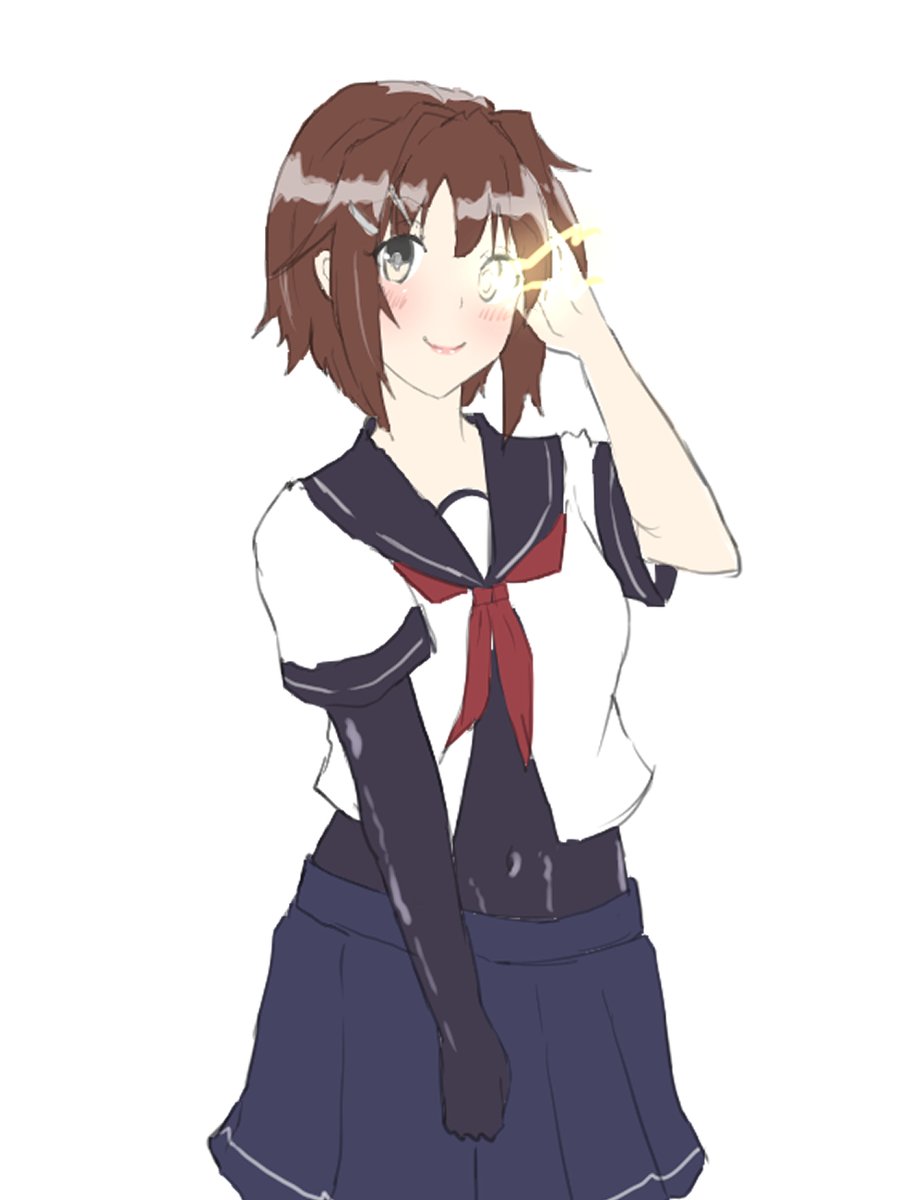 古鷹(艦これ) 「なんかトレンドにあったのでちょうざっくり描いた古鷹さん」|ベルクート@艦これ絵描きのイラスト