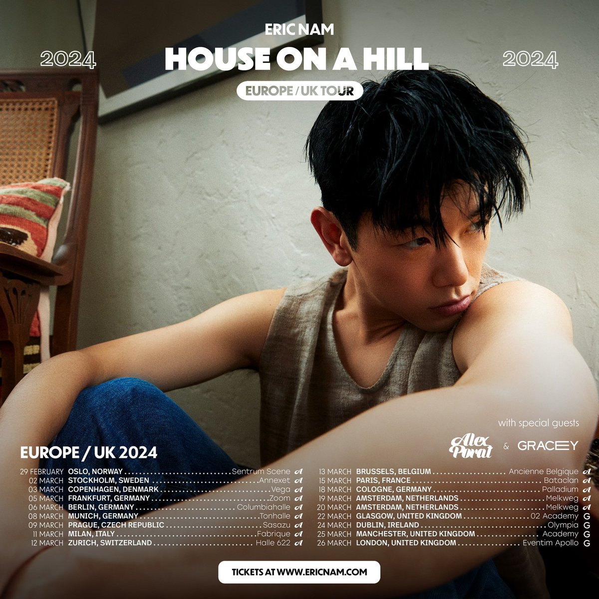 ericnamofficial's tweet photo. EUROPE &amp; UK w/ Alex Porat and GRACEY https://t.co/NNzeAOhblE