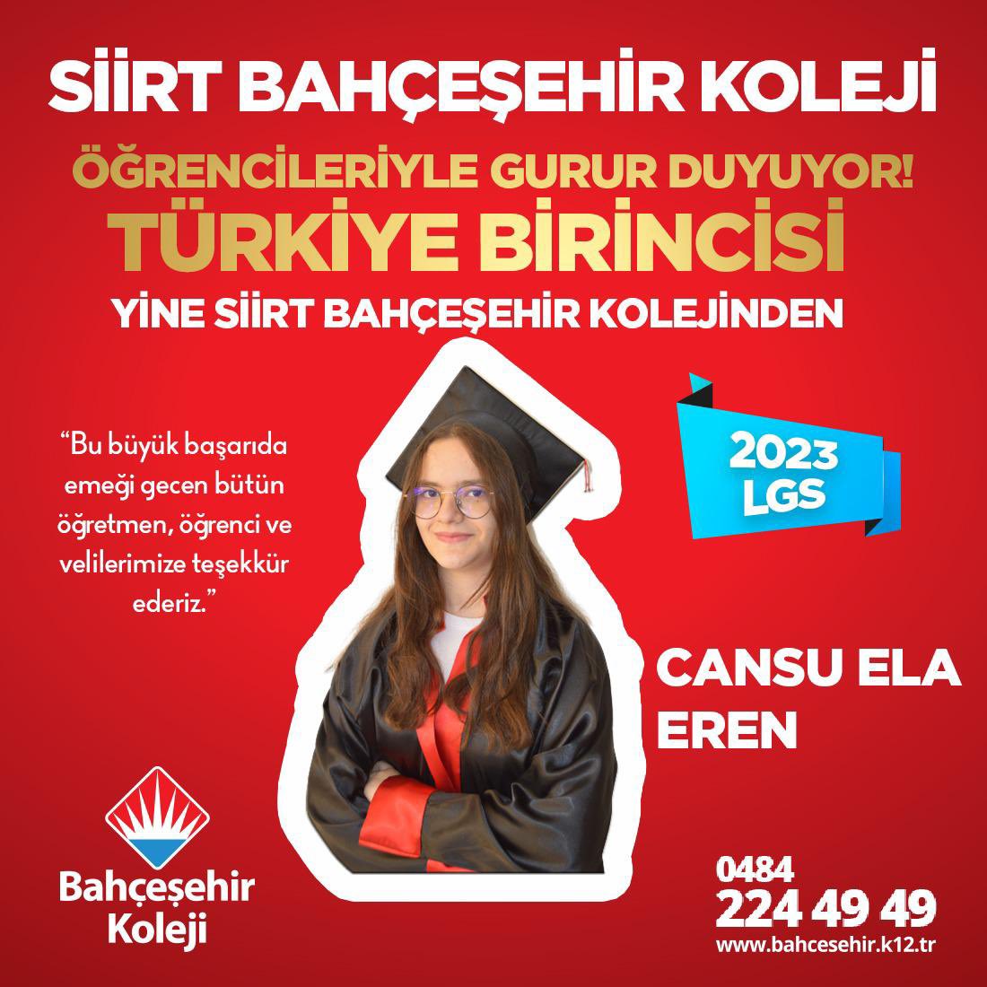 bk_siirtkampusu's tweet photo. Başarının adresi yine şaşmadı..💪🏻👏🏻
Sevgili öğrencimiz Cansu Ela EREN’i tebrik ediyor,başarılarının devamını diliyoruz…👏🏻❤️💙

#kazanılmışbirgelecek 
#bahçeşehirkoleji #lgs2023 
@EnverYucel @HuseyinYucell @dagozlem @ozgeeasln @Savas_BOYAR @mtnayd @ErdalBatg @akkoyunerkam_ https://t.co/S87y11vtDR