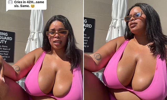 Mail+ on X: People accuse me of showing off my 42H breasts, but I'm not a  nun   / X