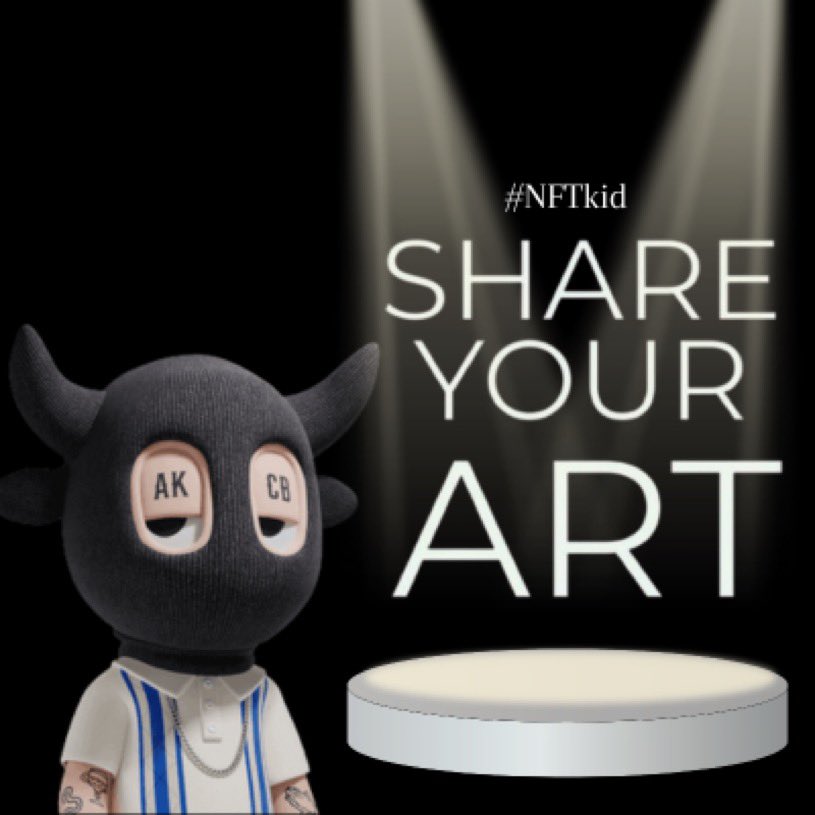 Gm ☀️ only real friends say it back!

Show me ur latest artwork ↓👇🏻 add #NFTkid