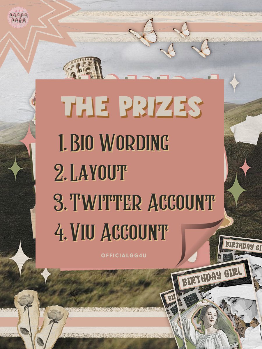 OfficialGG4U's tweet photo. ⠀⠀
Check out the rules below before joining the giveaway ˚ ༘♡ ⋆｡˚
⠀⠀ https://t.co/y4C8TLYNzo