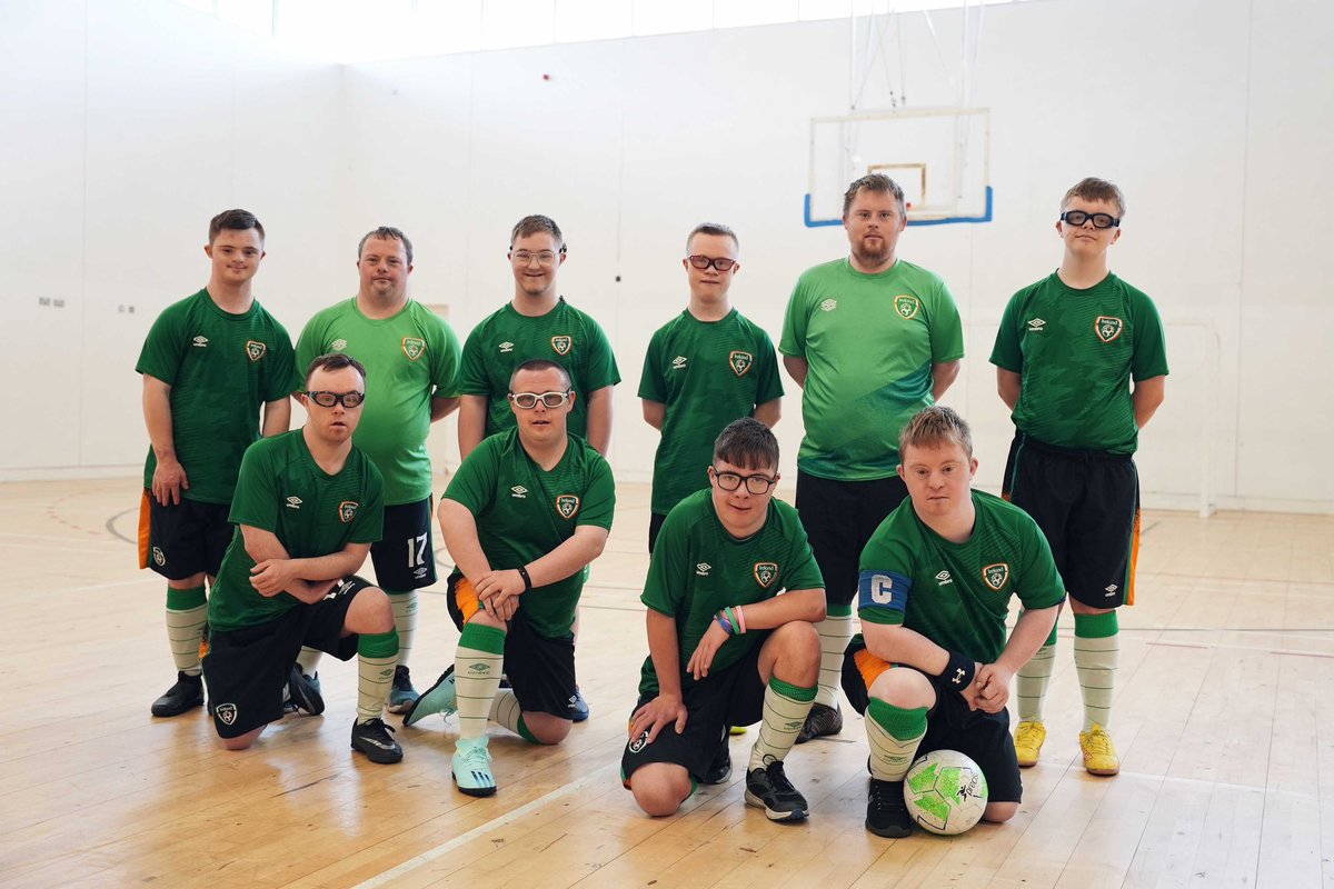 ffa_fai's tweet photo. The @FAIreland Down Syndrome Futsal squad pictured at their training session last weekend 🇮🇪
#COYBIG #FOOTBALLFORALL https://t.co/JMdbIIydtn