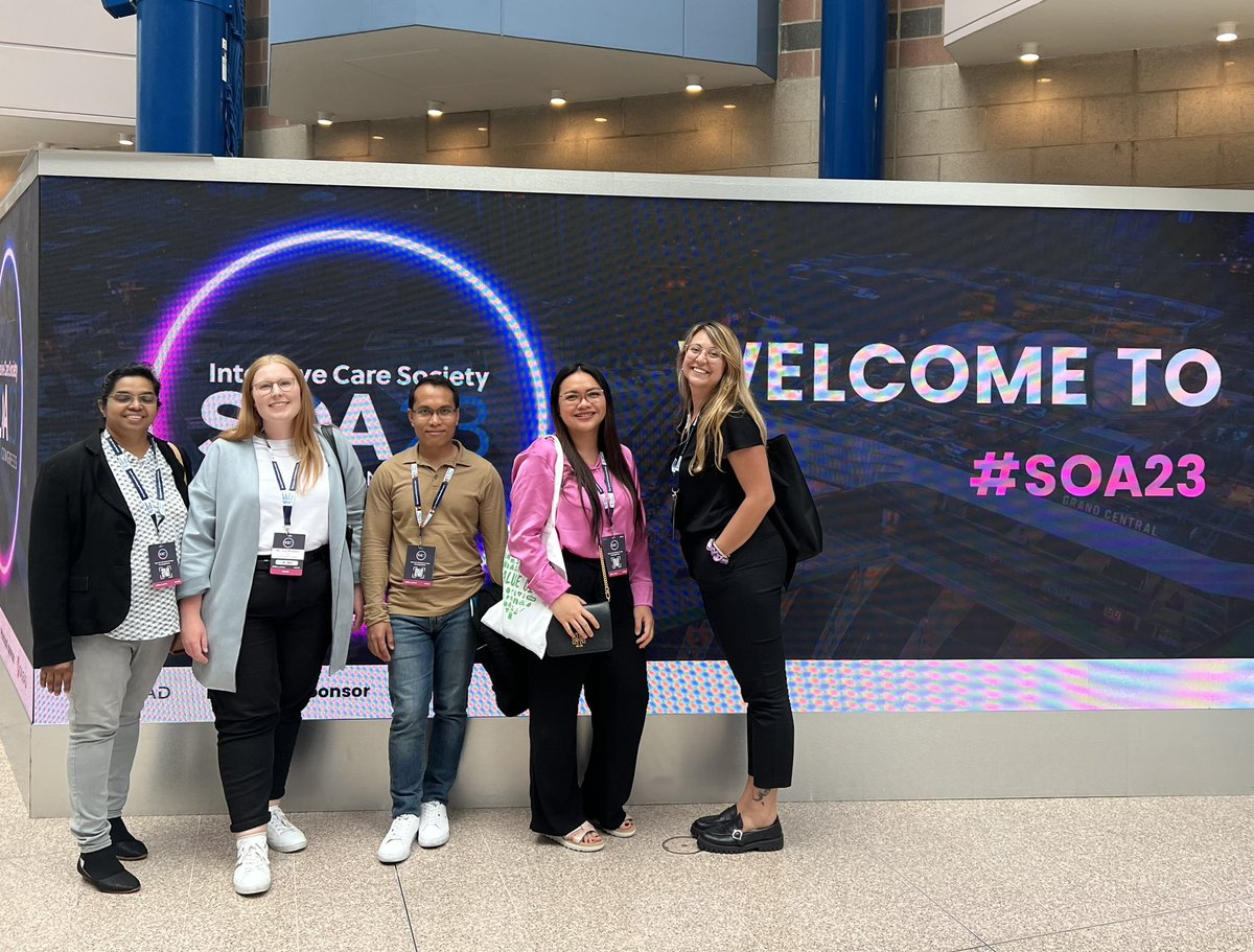 CzarNicholson's tweet photo. @RoyalPapworth  CCA Team at the ICS State of the Art 2023 Congress. Day 1 #SOA23 https://t.co/3zrD1NUN3S
