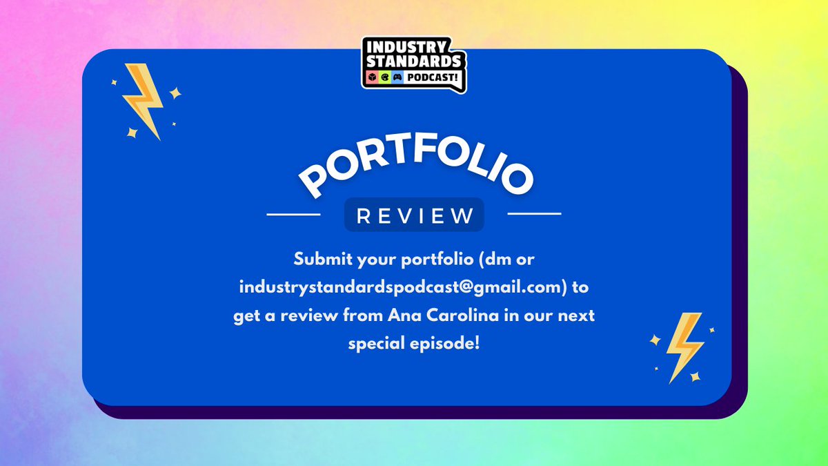 Hey artists, since it has been highly requested, we're doing a portfolio review episode soon!

Please submit your portfolio before July 5th if you want to participate🌟

Ana Carolina is a Ringling College professor and has a mentorship program for 3D artists.

Thanks for sharing!