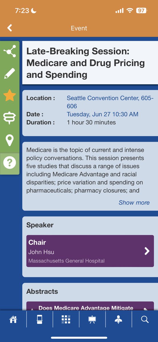 Hey #ARM23 attendees, looking for one last session to close out an amazing few days?

Check out this late-breaking session: “Medicare and Drug Pricing and Spending” today at 10:30am. 

Come learn about findings from the Transparency in Coverage insurance disclosed pricing data!