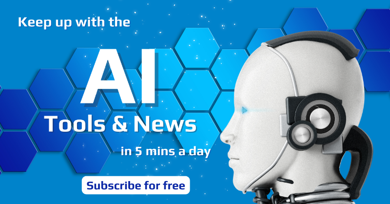 opentoolsai's tweet photo. Join the Number #1 AI newsletter. It's FREE for the next 72 hours only.

Subscribe For Free Today!
