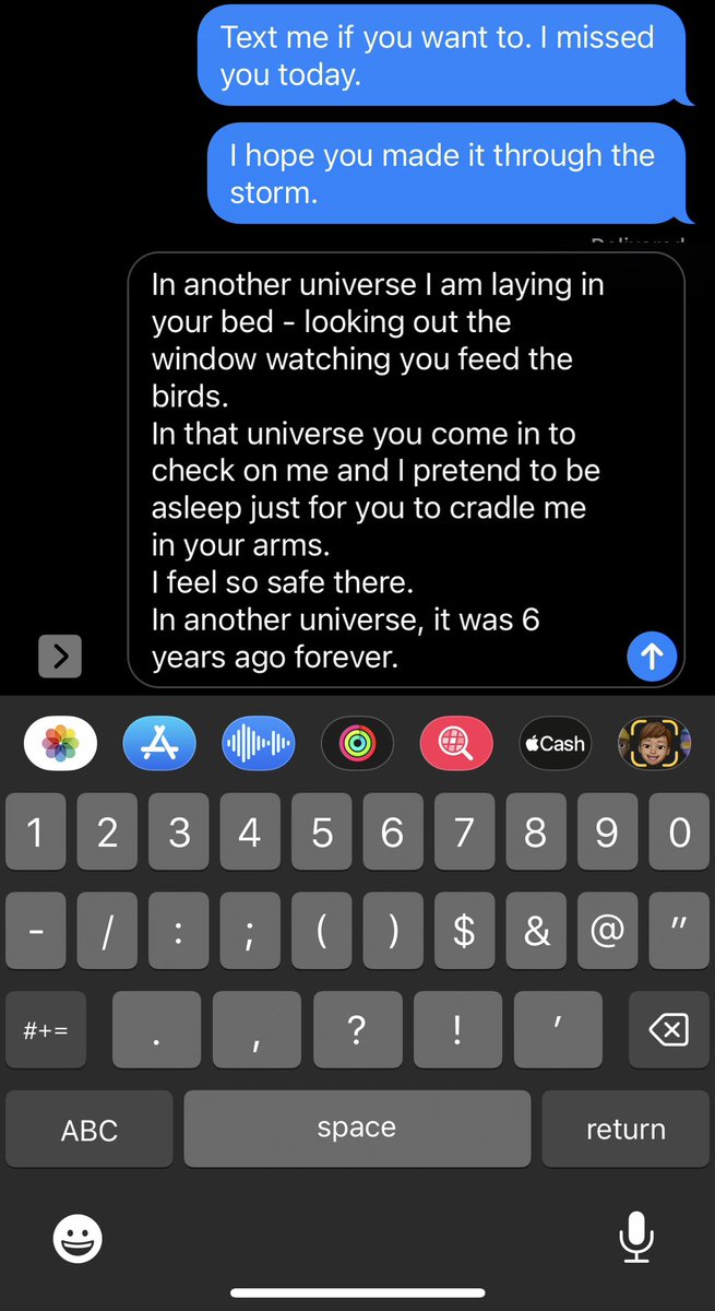 bamburlee's tweet photo. #inanotheruniverse #unsenttexts https://t.co/rhoDopUNu8