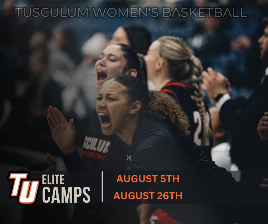 TusculumWBB's tweet image. Two Elite Camp sessions in August! Go ahead and sign up!! ⬇️

forms.gle/PppX6CnjqRMHiT…