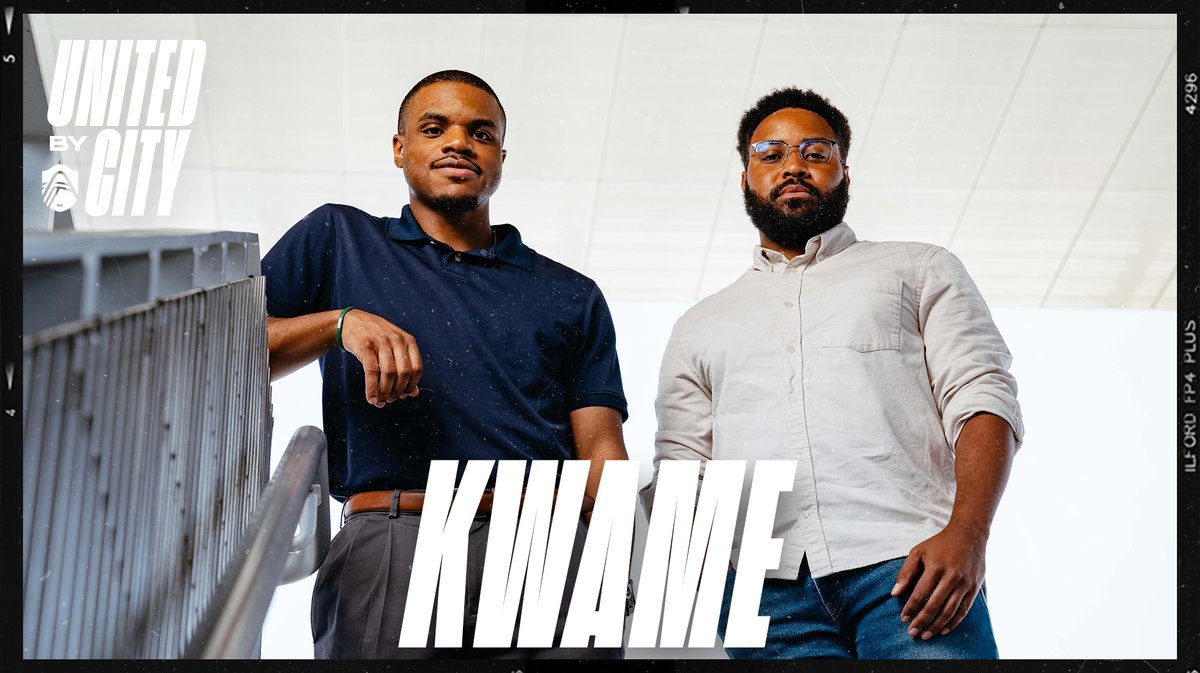 stlCITYsc's tweet photo. Continuing our #UnitedByCITY highlights, meet Michael Thompson &amp; Martel Hulsey of Kwame Building Group. Read more about them and their work at Kwame, helping build the future of St. Louis and beyond right in the heart of Downtown. #AllForCITY https://t.co/bhe8f1rvSG