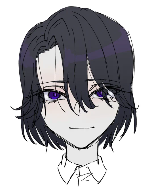 しにかた無才キャラデザ案ねりねり 毒島 紫香(ぶすじま しいか)くん