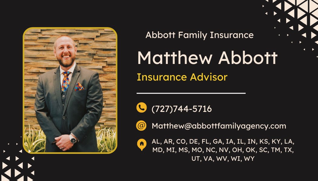AbbottFamAgency's tweet photo. I can help individuals, families, and businesses in 30 different states across the country! If you are in one of the 30 states listed on my card, feel free to reach out to me for a policy review! https://t.co/2h981hPPFd