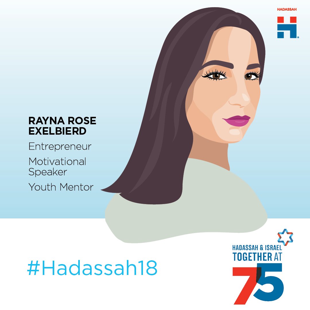 Hadassah's tweet photo. #Hadassah18 #TuesdayTrailblazer
Meet Rayna Rose Exelbierd (@TheRoseGrowss), entrepreneur, speaker, youth mentor, children's book author & one of our 18 American Zionist Women You Should Know! See our full list here! #HadassahAndIsrael #TogetherAt75
⬇️
https://t.co/MUHJeI1CEB https://t.co/9AalYpGL9G