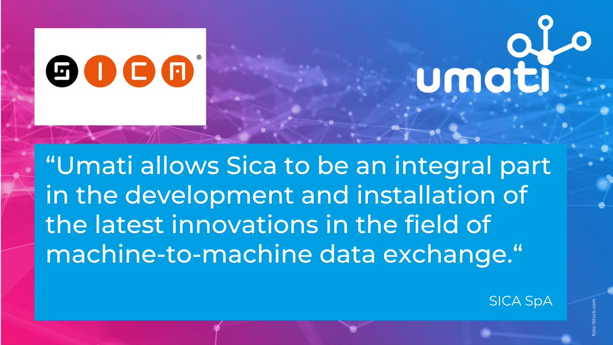Let us introduce to you our #umati partner #Sica. The producer of downstream equipment for plastic pipes is part of the Plastics and Rubber working group since 2022. Learn more here: umati.org/umati-has-new-…
#connectivity #OPCUA