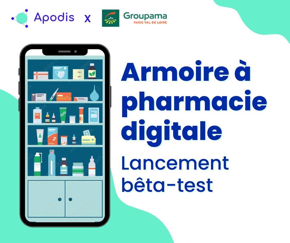 Apodis (@apodispharma) on Twitter photo “Mon armoire à pharmacie” en bêta-test
Fruit de notre collaboration avec les équipes de <a href="/GroupamaPVL/">Groupama Paris Val de Loire</a> dans le cadre du programme open-innovation #Volt’Terre, elle a été conçue pour accompagner chaque sociétaire dans le #bonusage de ses médicaments.
#Etrelapourlesautres “Mon armoire à pharmacie” en bêta-test
Fruit de notre collaboration avec les équipes de <a href="/GroupamaPVL/">Groupama Paris Val de Loire</a> dans le cadre du programme open-innovation #Volt’Terre, elle a été conçue pour accompagner chaque sociétaire dans le #bonusage de ses médicaments.
#Etrelapourlesautres