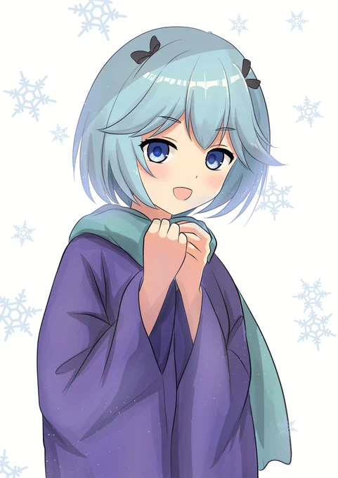 氷柱女ちゃん  #式姫お絵かき60分一本勝負