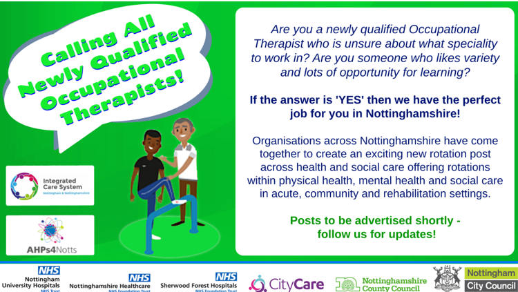 Leanne Horsley (@lhorsley_ahp) on Twitter photo Speaking of <a href="/Notts_ICS/">Nottingham+Nottinghamshire Integrated Care System</a> OT Rotations. The posts are now LIVE!!!!!!! 🏃♀️🏃♂️🏃
.
Link for applications below 👇
.
recruitment.nottshc.nhs.uk/recruitment-cu…
.
<a href="/SFH_ChiefAHP/">Chief AHP for SFH</a>
<a href="/avington_suzann/">suzanne avington</a>
<a href="/NUHTherapies/">NUH Therapies</a>
<a href="/ncitycare/">Nottingham CityCare</a>
<a href="/CateBennett8/">Dr Cate Bennett (Occupational Therapist)</a>
Please ask your organisations to share! Speaking of <a href="/Notts_ICS/">Nottingham+Nottinghamshire Integrated Care System</a> OT Rotations. The posts are now LIVE!!!!!!! 🏃♀️🏃♂️🏃
.
Link for applications below 👇
.
recruitment.nottshc.nhs.uk/recruitment-cu…
.
<a href="/SFH_ChiefAHP/">Chief AHP for SFH</a>
<a href="/avington_suzann/">suzanne avington</a>
<a href="/NUHTherapies/">NUH Therapies</a>
<a href="/ncitycare/">Nottingham CityCare</a>
<a href="/CateBennett8/">Dr Cate Bennett (Occupational Therapist)</a>
Please ask your organisations to share!