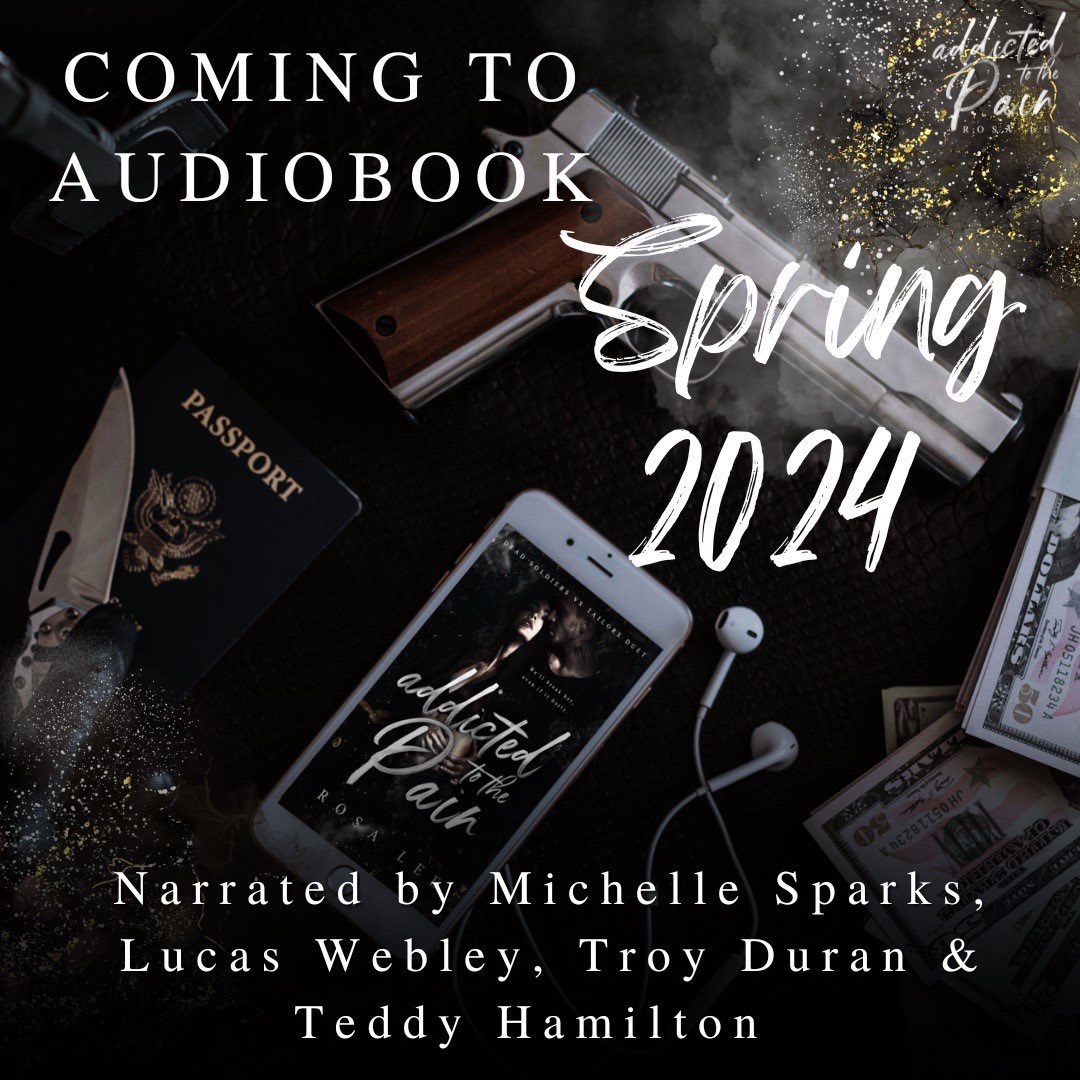 AudioSorceress's tweet image. #AudioSorceress is excited to be bringing Addicted to the Pain by the incredible Rosa Lee, to #Audio!
Spring 2024… it’s happening! All star #multicast - Michelle Sparks, Teddy Hamilton, Lucas Webley &amp;amp; Troy Duran!
“What happens when you fall for the sworn enemies of your family?”